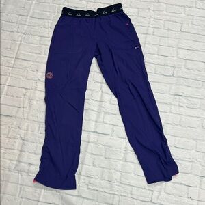 Koi Purple Pants with Logo Detail